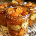 Hot Honey Pickled Carrots